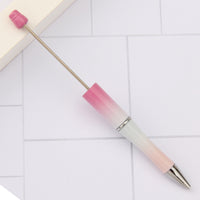 44-three-color gradient rose white powder