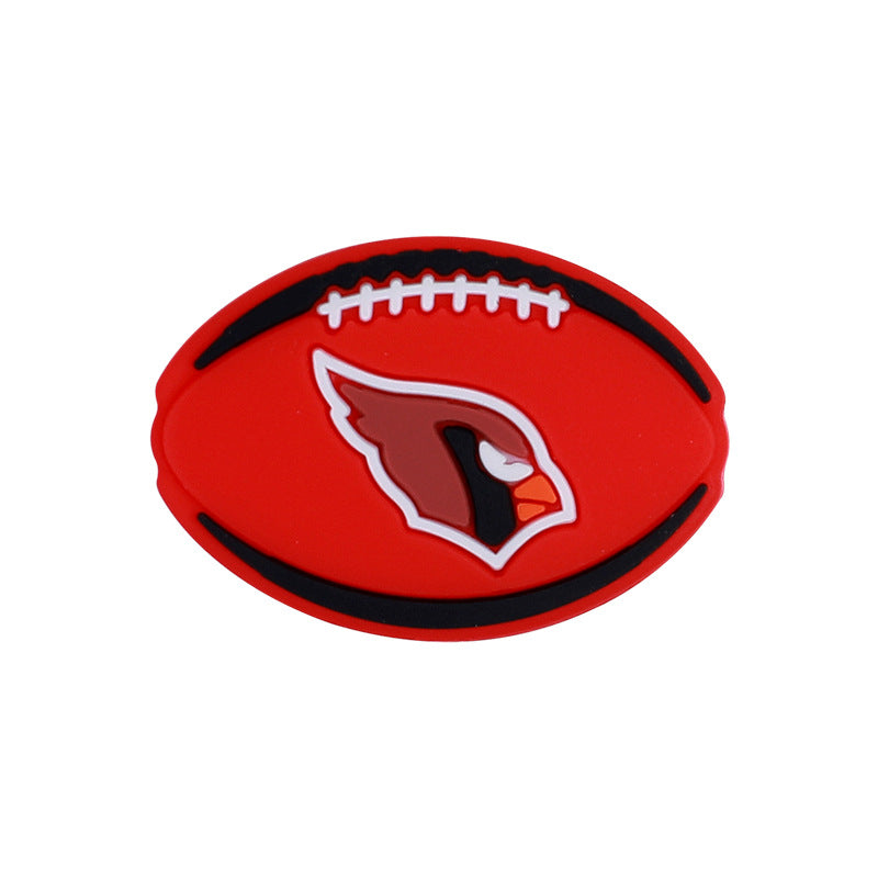 NFL Football Team Logo Silicone Beads