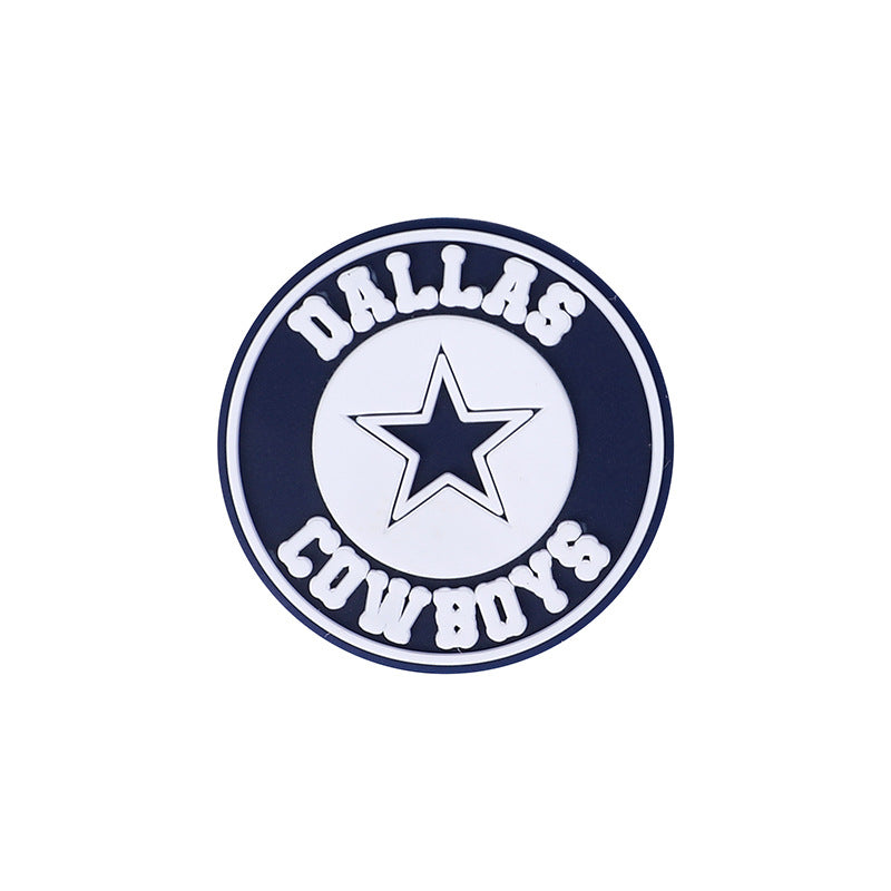 NFL Football Team Logo Silicone Beads