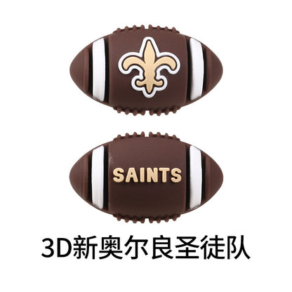 NFL Football 3D Silicone Beads DIY Silicone Jewelry Glue Beads Beaded Accessories American Football Loose Beads