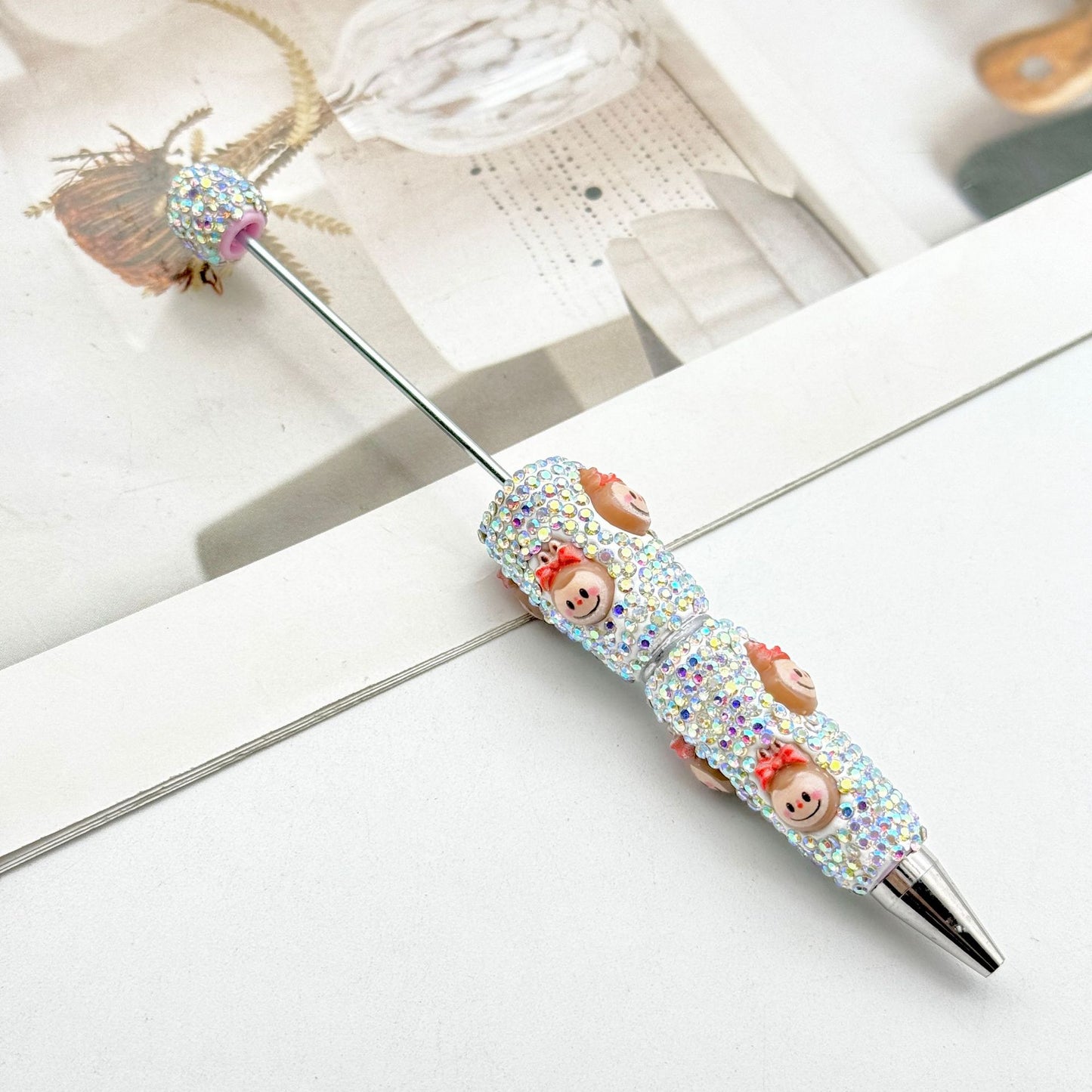 Cartoon Diamond Bead Pen Coulomi SpongeBob SquarePants KT Cat
