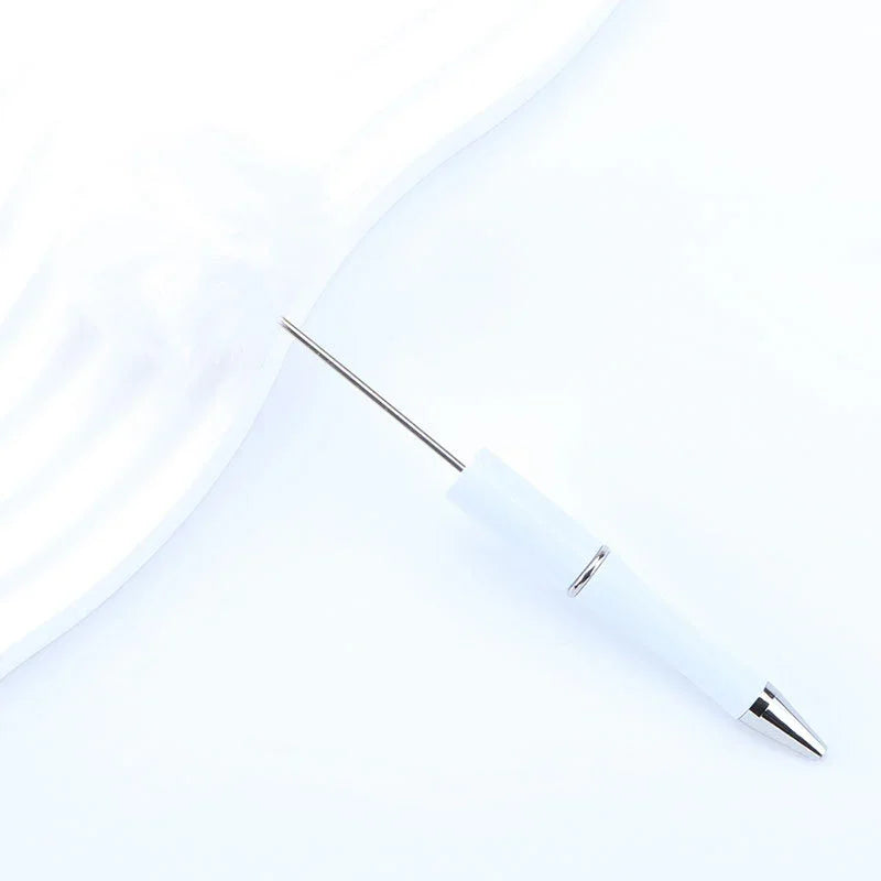 Long hair ball bead pen ins macaron color furry rotating ballpoint pen | DIY Beadable Pen Craft Gift Idea