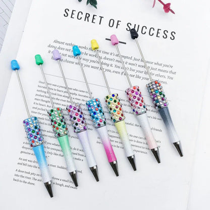 Candy Pearl Bead Pen Colorful UV Electroplating Ballpoint Pen Educational Ballpoint Pen