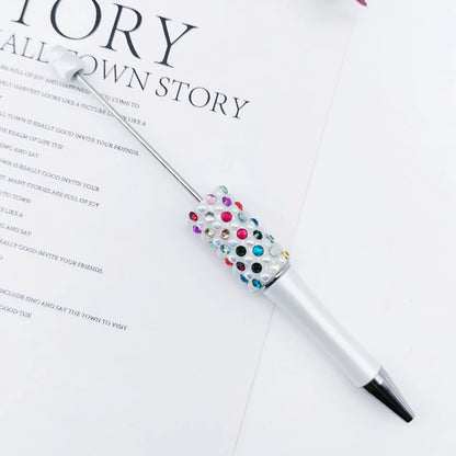 Candy Pearl Bead Pen Colorful UV Electroplating Ballpoint Pen Educational Ballpoint Pen