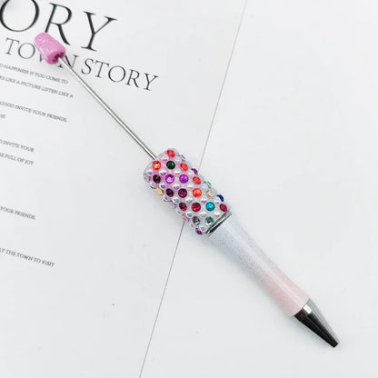 Candy Pearl Bead Pen Colorful UV Electroplating Ballpoint Pen Educational Ballpoint Pen