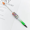 46-Orange White Green Gradient