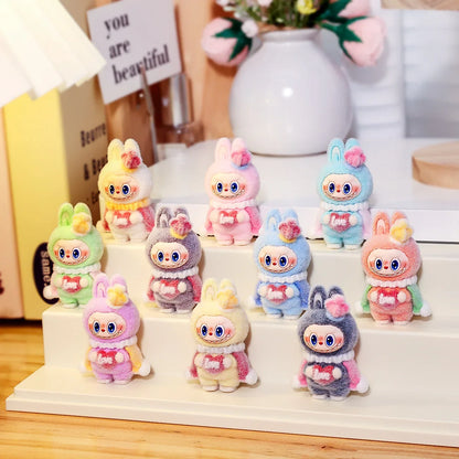 Flocked Labu King Cute Doll 10pcs/set  （No Hole）