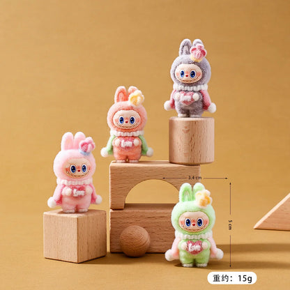 Flocked Labu King Cute Doll 10pcs/set  （No Hole）