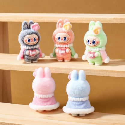 Flocked Labu King Cute Doll 10pcs/set  （No Hole）
