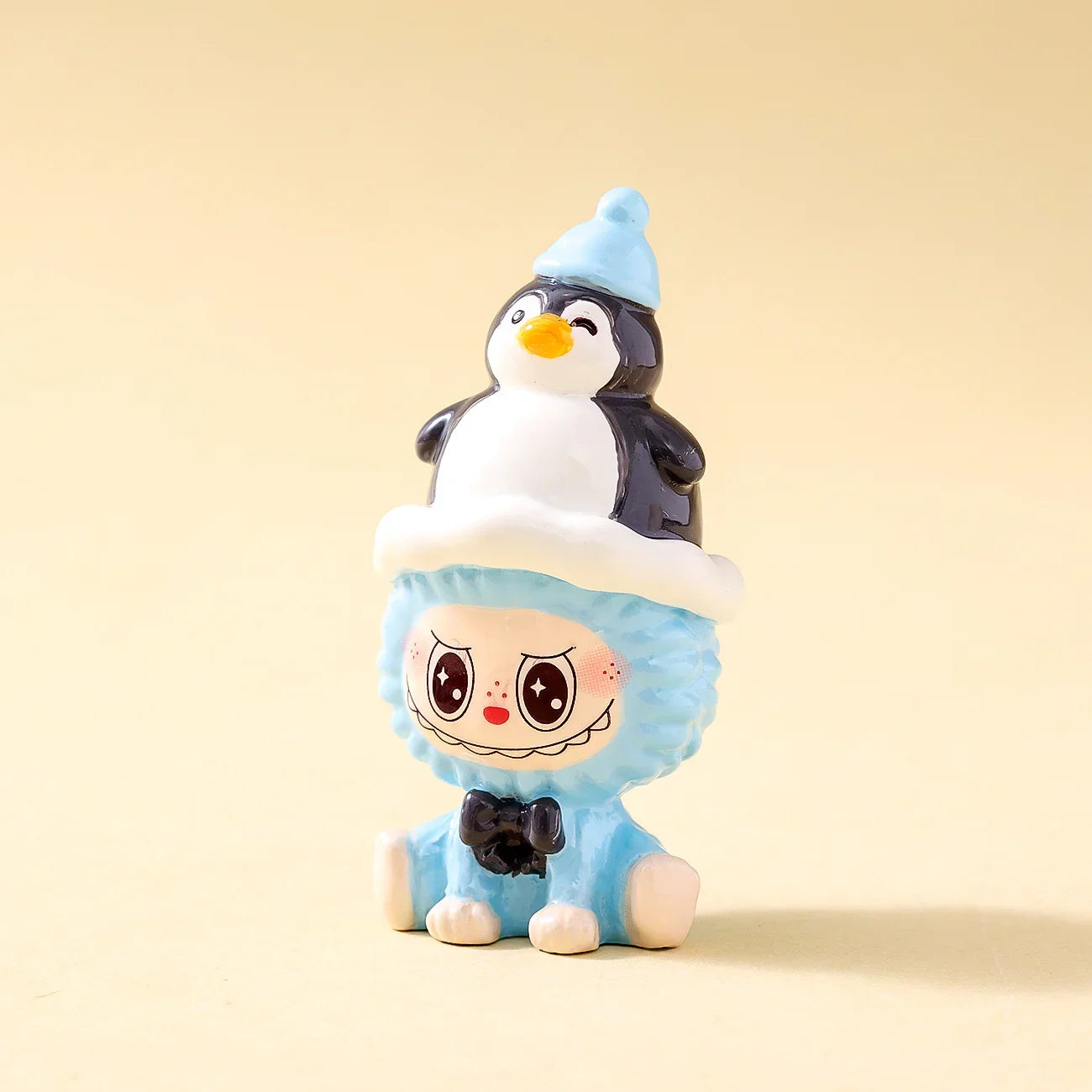 Winter Christmas Labu Cute Resin Doll 9pcs/set  （No Hole）