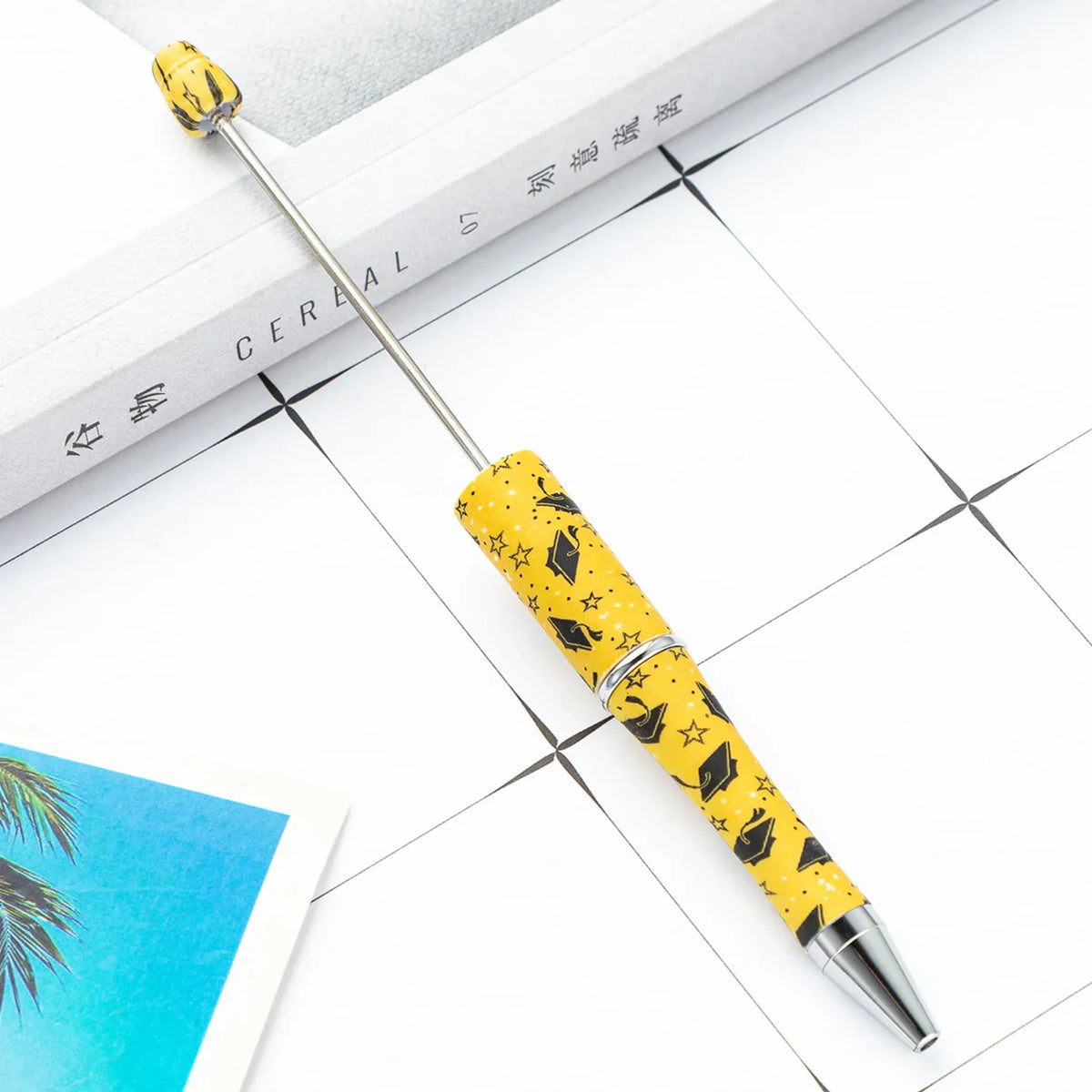 DIY Plastic Bead Pen Student Graduation Season Series Bead Pen | DIY Beadable Pen Craft Gift Idea