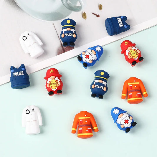 3D Dwarf Silicone Beads Three-dimensional Focal Beaded Beads
