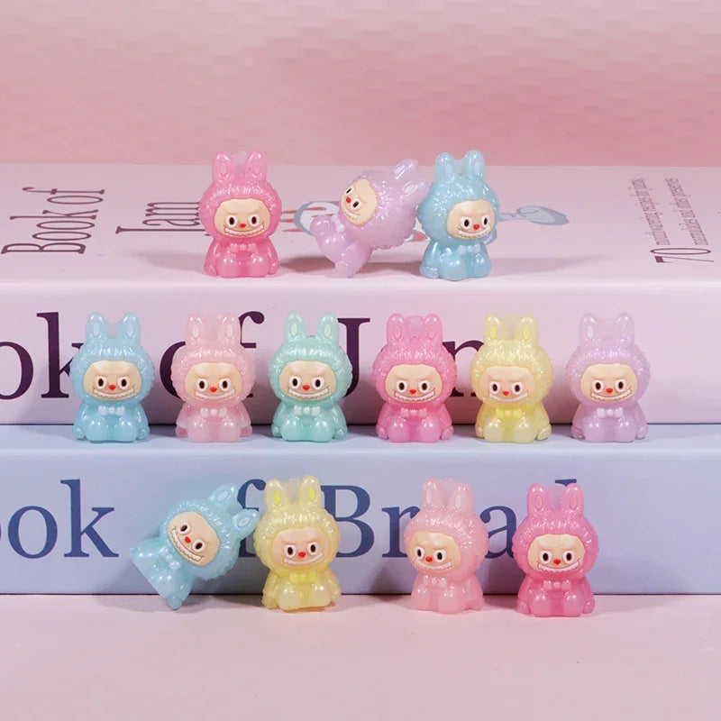 Cute 3D LABU Through-hole Beads | Acrylic Bead for DIY Bracelet Keychain Jewelry Making