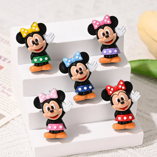 Cartoon Cute Minnie Silicone Focal Beads