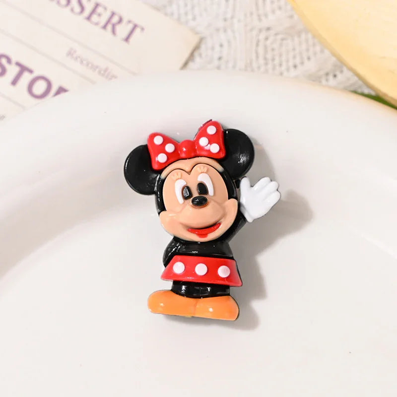 Cartoon Cute Minnie Silicone Focal Beads | Acrylic Bead for DIY Bracelet Keychain Jewelry Making