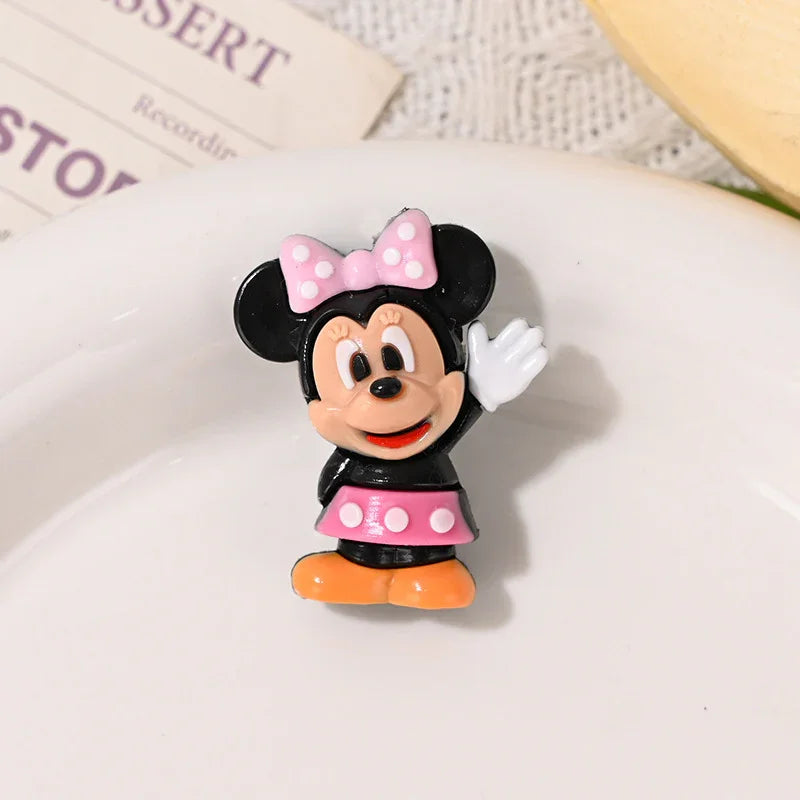 Cartoon Cute Minnie Silicone Focal Beads | Acrylic Bead for DIY Bracelet Keychain Jewelry Making