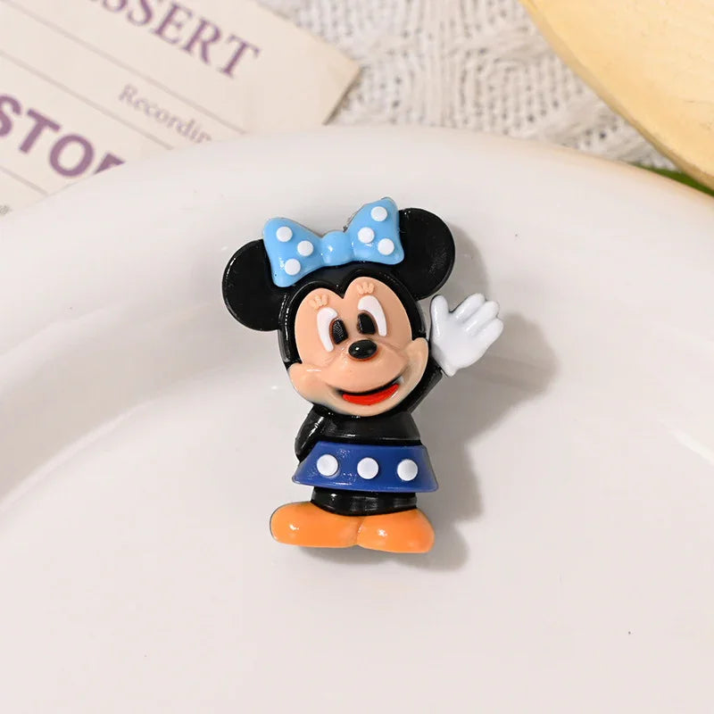 Cartoon Cute Minnie Silicone Focal Beads | Acrylic Bead for DIY Bracelet Keychain Jewelry Making