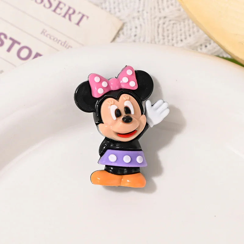 Cartoon Cute Minnie Silicone Focal Beads | Acrylic Bead for DIY Bracelet Keychain Jewelry Making