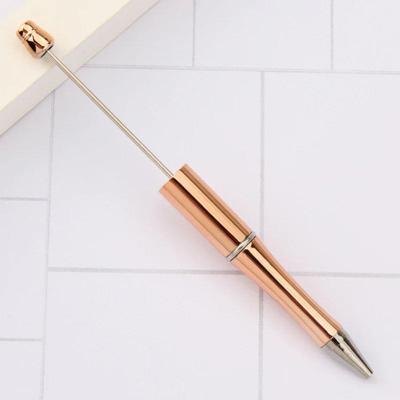 Colorful Bead Pen, Colorful Gift Pen, Rotating Plastic Ballpoint Pen | DIY Beadable Pen Craft Gift Idea