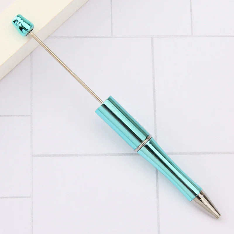 Colorful Bead Pen, Colorful Gift Pen, Rotating Plastic Ballpoint Pen | DIY Beadable Pen Craft Gift Idea