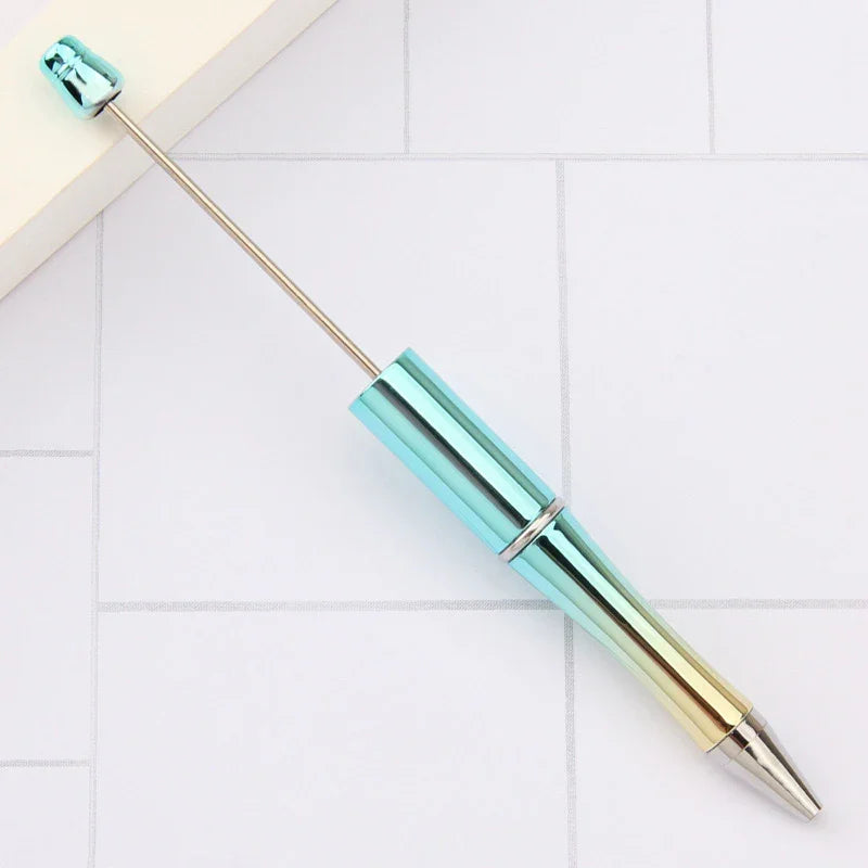 Colorful Bead Pen, Colorful Gift Pen, Rotating Plastic Ballpoint Pen | DIY Beadable Pen Craft Gift Idea