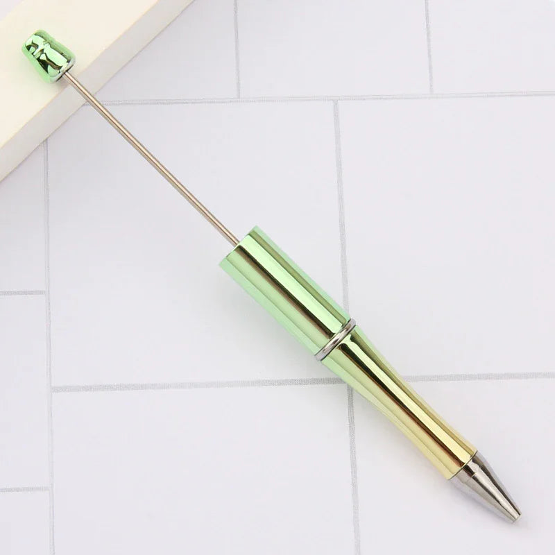 Colorful Bead Pen, Colorful Gift Pen, Rotating Plastic Ballpoint Pen | DIY Beadable Pen Craft Gift Idea