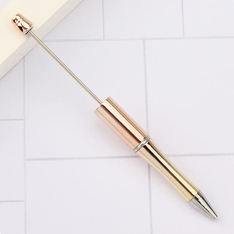 Colorful Bead Pen, Colorful Gift Pen, Rotating Plastic Ballpoint Pen | DIY Beadable Pen Craft Gift Idea