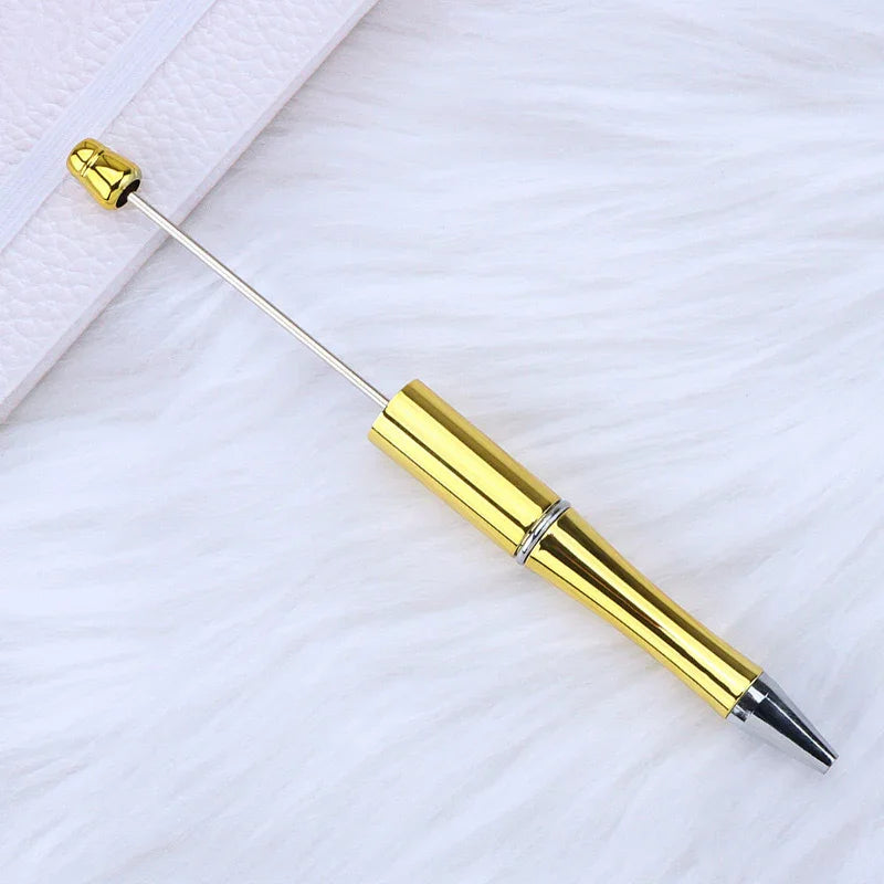 Colorful Bead Pen, Colorful Gift Pen, Rotating Plastic Ballpoint Pen | DIY Beadable Pen Craft Gift Idea