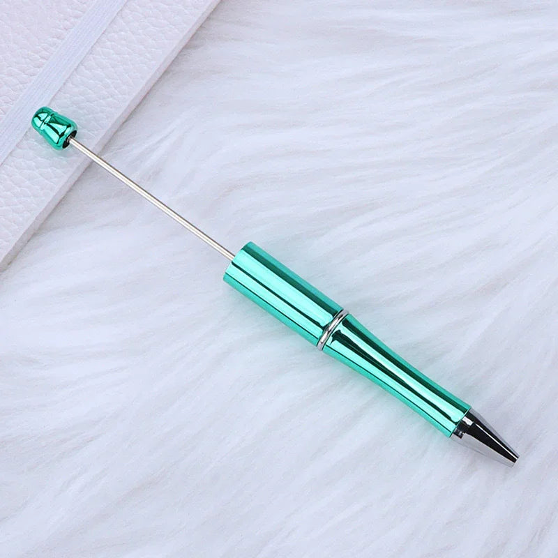 Colorful Bead Pen, Colorful Gift Pen, Rotating Plastic Ballpoint Pen | DIY Beadable Pen Craft Gift Idea