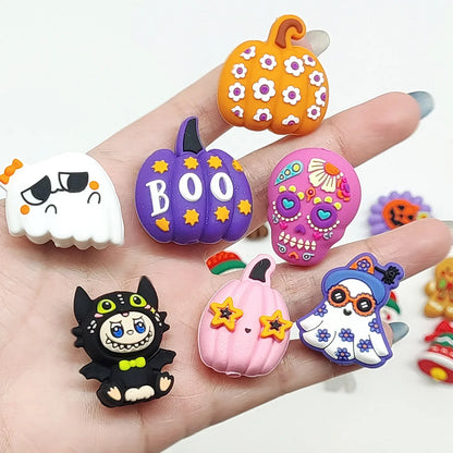 Halloween Silicone Beads LABU Evil Pumpkin Silicone Focus Beads