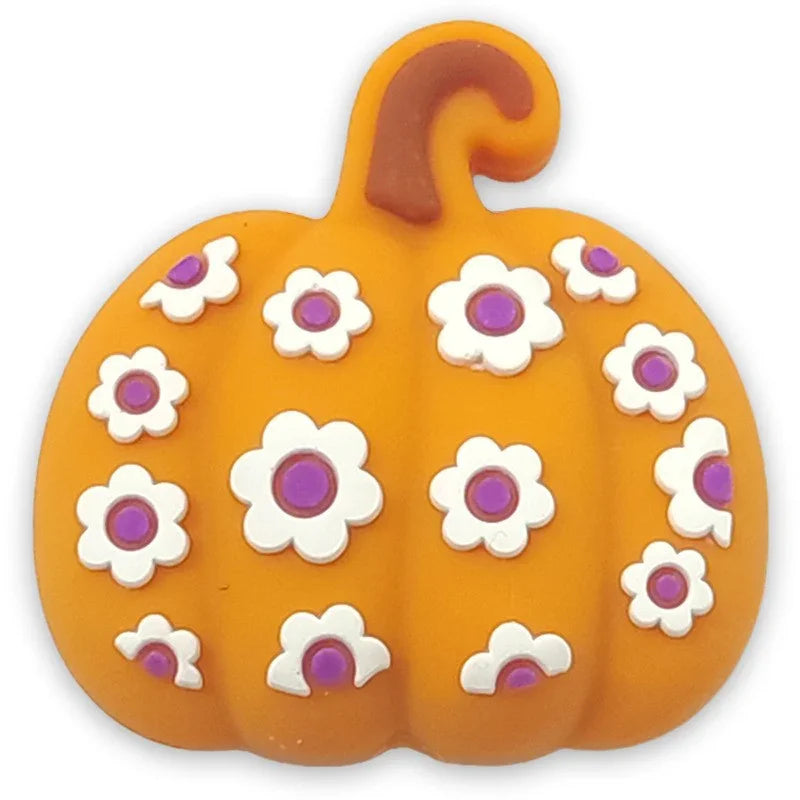 Halloween Silicone Beads LABU Evil Pumpkin Silicone Focus Beads | Holiday Bead for DIY Seasonal Bracelet & Gift Craft