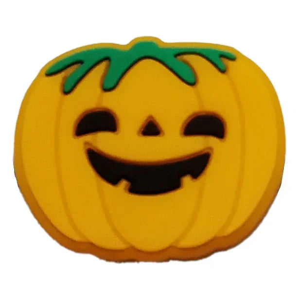 Halloween Silicone Beads LABU Evil Pumpkin Silicone Focus Beads | Holiday Bead for DIY Seasonal Bracelet & Gift Craft