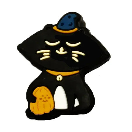 Halloween Silicone Beads LABU Evil Pumpkin Silicone Focus Beads | Holiday Bead for DIY Seasonal Bracelet & Gift Craft
