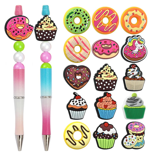 Donut Series Beaded DIY Silicone Focal Beads