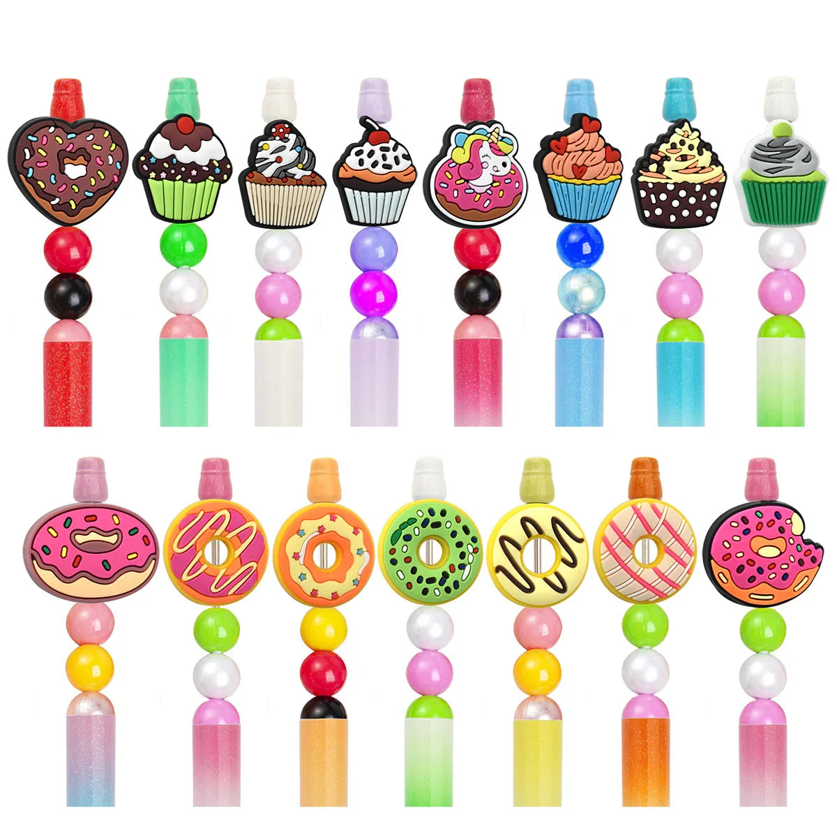 Donut Series Beaded DIY Silicone Focal Beads