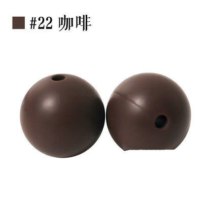 Colored Silicone Beads Round Beads 15mm Candy Color Silicone Beads