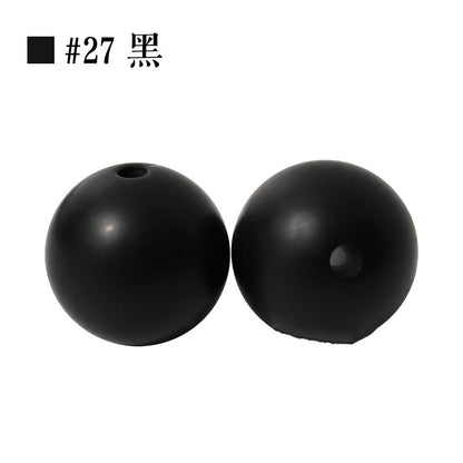 Colored Silicone Beads Round Beads 15mm Candy Color Silicone Beads