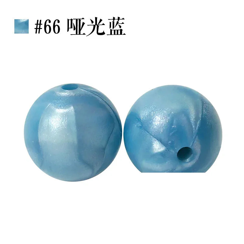 Colored Silicone Beads Round Beads 15mm Candy Color Silicone Beads | Silicone Bead for DIY Bracelet & Keychain Making