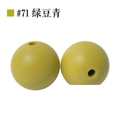 Colored Silicone Beads Round Beads 15mm Candy Color Silicone Beads