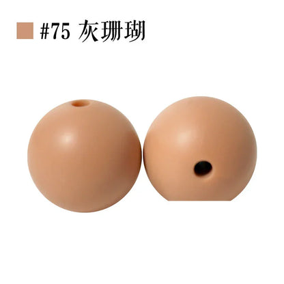 Colored Silicone Beads Round Beads 15mm Candy Color Silicone Beads