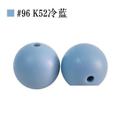 Colored Silicone Beads Round Beads 15mm Candy Color Silicone Beads