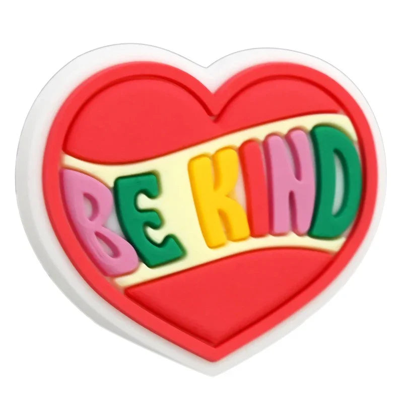 English Phrase Series Cartoon Silicone Focal Beads
