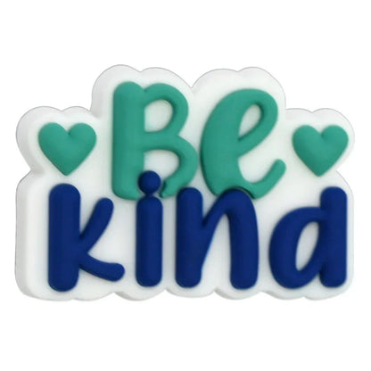 English Phrase Series Cartoon Silicone Focal Beads