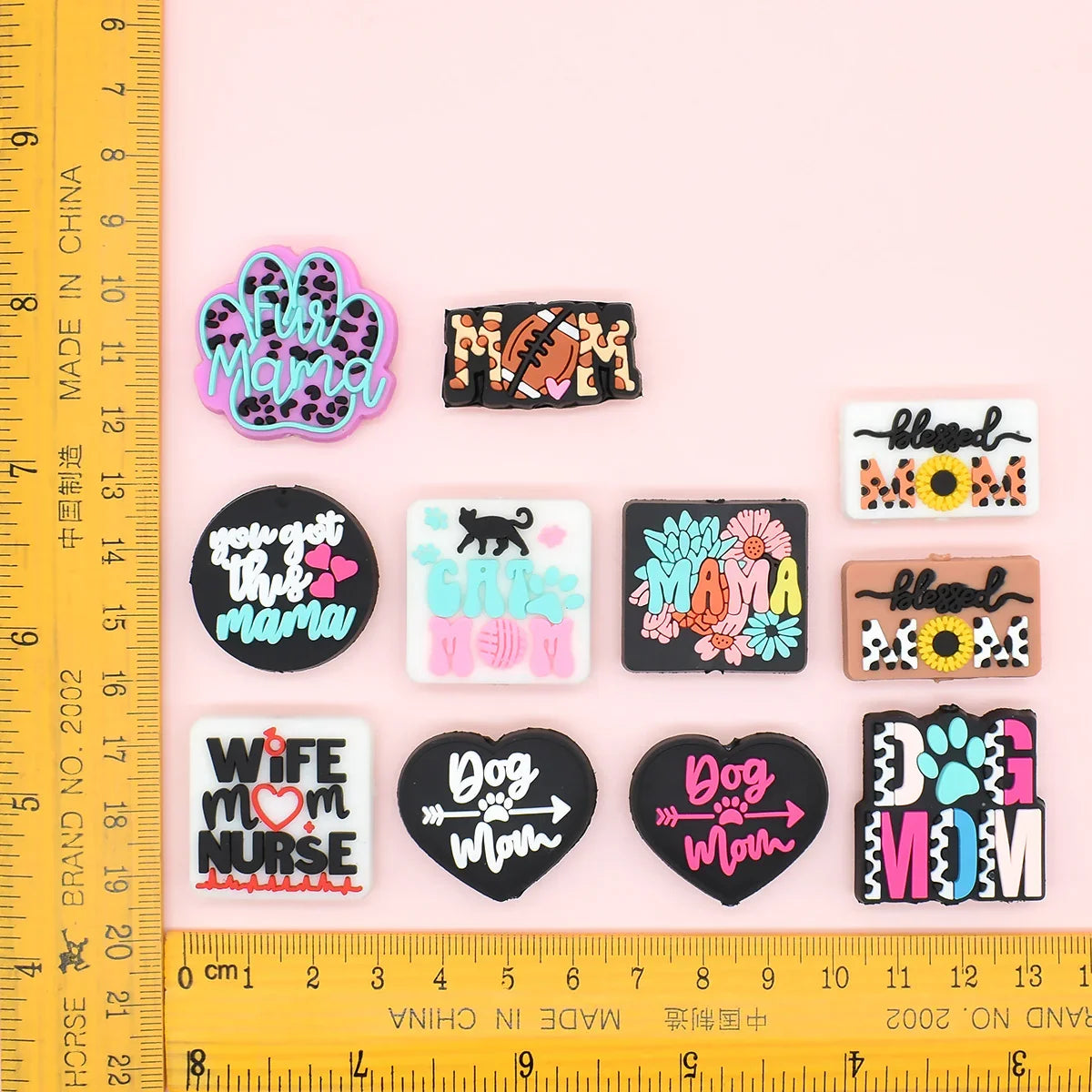 Cute Cartoon Mother's Day Series Silicone Focal Beads