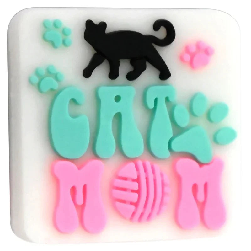 Cute Cartoon Mother's Day Series Silicone Focal Beads