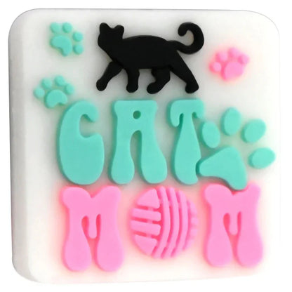 Cute Cartoon Mother's Day Series Silicone Focal Beads