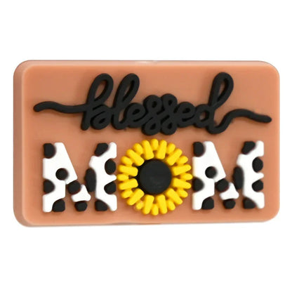 Cute Cartoon Mother's Day Series Silicone Focal Beads