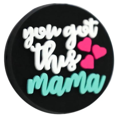 Cute Cartoon Mother's Day Series Silicone Focal Beads