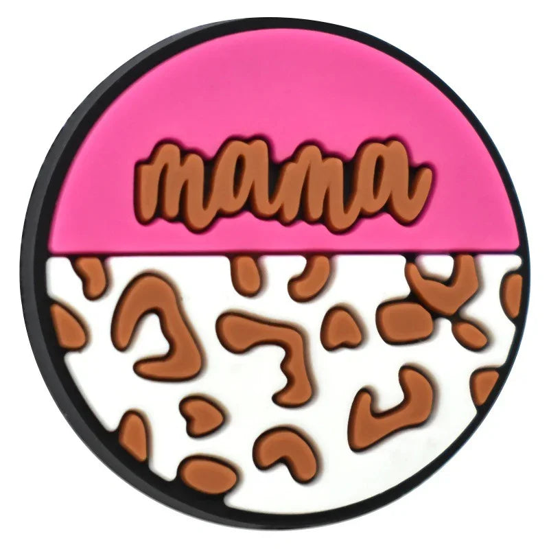 Cute Cartoon Mother's Day Series Silicone Focal Beads