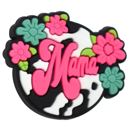 Cute Cartoon Mother's Day Series Silicone Focal Beads